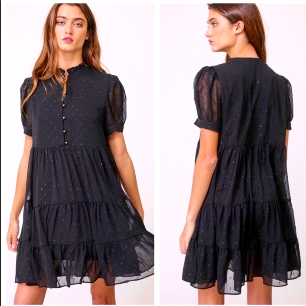 LAST ONE ! Boho Gorgeous Black Dress ONLY SIZE SMALL 🎉HOST PICK🎉 X 2